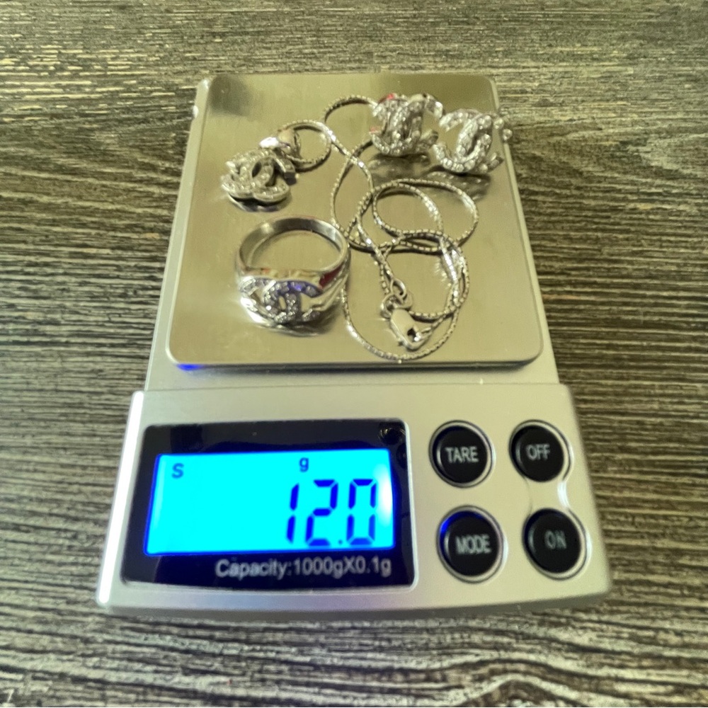 💕 💕 SOLD  Set of 14k WG Jewelry with 1.09 TCW Diamonds - Picture 8 of 8